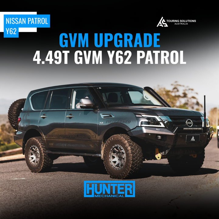 Pre Rego Nissan Patrol Y62 4.49T GVM – Hunter Mechanical